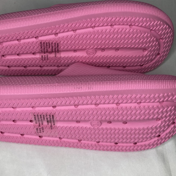 Pink Pillow slide sandals comfort Beach shoe size 8 - Picture 6 of 7